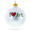 Art Tools for Artist Glass Ball Christmas Ornament 3.25 Inches