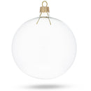 Set of 4 Clear Glass Ball Christmas Ornaments DIY Craft 4 Inches