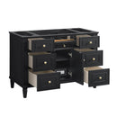 James Martin Lorelai 48" Single Bathroom Vanity, Black Onyx