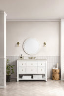 James Martin Breckenridge 48" Single Bathroom Vanity, Bright White