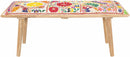 Yook Vibrant Patchwork Wooden Bench