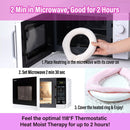 Portable Neck Heating Pad, Microwavable Ring for Neck Pain Relief, Cramps, and Sore Muscles