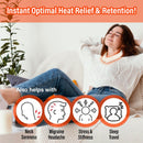 Portable Neck Heating Pad, Microwavable Ring for Neck Pain Relief, Cramps, and Sore Muscles