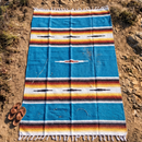 Sunset Sky Blue Blanket | Baja Diamond