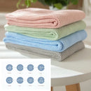 DecorBites™ Bamboo Baby Blankets - Summer Cooling & Absorbent, Perfect for Newborns, Swaddle, Stroller, Bed, Quilt & Receiving Blankets