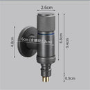 Knurled black copper brass washing machine faucet laundry room