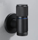 Knurled black copper brass washing machine faucet laundry room
