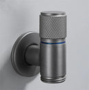 Knurled black copper brass washing machine faucet laundry room