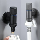 Knurled black copper brass washing machine faucet laundry room