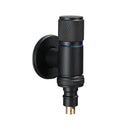 Knurled black copper brass washing machine faucet laundry room