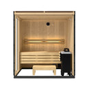 Kohler C1 Indoor Graphite Gray Freestanding Alcove Design Sauna Kit (SAK93182)