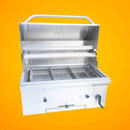 KoKoMo Grills 32-Inch Premium Built-In Charcoal Grill With 304 Stainless Steel And Adjustable Heat Tray [KO-CHAR32] (SAK32504)