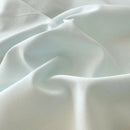 Korean lace bow bedding set blue & cream ruffled bedroom decor