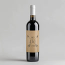 Kraft Paper Arrows Number Table Number Wine Label