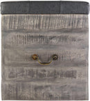 Niederthalheim Charcoal Ottoman