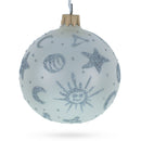 Boy in Cozy Stroller Baby's First Glass Ball Christmas Ornament 3.25 Inches