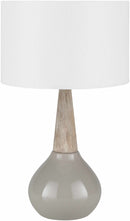 Hydesville Gray Ceramic Table Lamp - Clearance