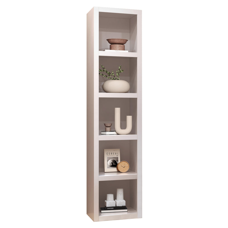 White 91-in Tall Wooden Bookcase Shelf