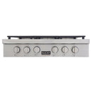 Kucht 36"  Stainless Propane Cooktop-KFX369T/LP-S