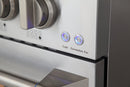 Kucht 48" Gas Range in Stainless Steel, Silver Oven Doors, KNG481-S
