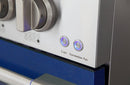 Kucht 48" Propane Range in Stainless Steel, Blue Doors, KNG481/LP-B