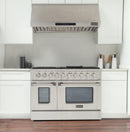 Kucht 48" Propane Range in Stainless Steel, Silver Doors, KNG481/LP-S
