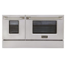 Kucht 48" Propane Range in Stainless Steel, Silver Doors, KNG481/LP-S