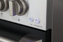 Kucht 48" Propane Range, Stainless Steel, Black Doors, KNG481/LP-K