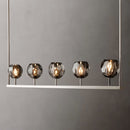 Kurst 5 Linear Glass Chandelier