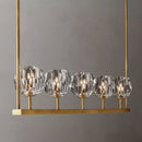 Kurst 5 Linear Glass Chandelier