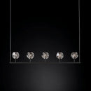 Kurst 5 Linear Glass Chandelier