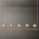 Kurst 5 Linear Glass Chandelier