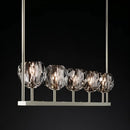 Kurst 5 Linear Glass Chandelier