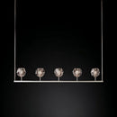Kurst 5 Linear Glass Chandelier