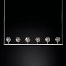 Kurst 6 Linear Glass Chandelier