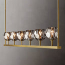 Kurst 6 Linear Glass Chandelier