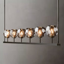 Kurst 6 Linear Glass Chandelier