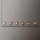 Kurst 6 Linear Glass Chandelier