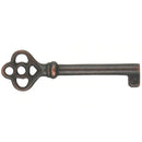 Classic Skeleton Key in Nickel or Antique Copper