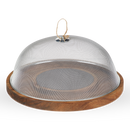 Modern Manor Slate & Acacia Cheese Board with Dome