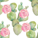 Cactus Wallpaper on White Background