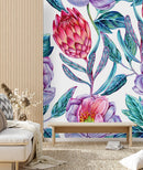 Voguish Exotic Flowers Wallpaper Vogue