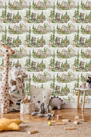 Forest with Animals Wallpaper