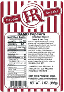 Camo Popcorn | Pack of 6 | 8 oz | Pack of 6 | HR Poppin' Snacks