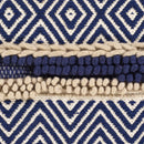 Labrador Navy Diamond Chevron Throw Pillow - Clearance