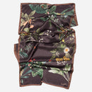 Sara - Long Silk Scarf - Chocolate