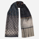 Atri - Long Silk Scarf - Plum