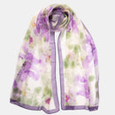 Monique - Long Silk Scarf - Lavender
