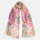 Campo de' Fiori - Long Silk Scarf - Mauve