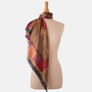 Gabriella - Silk Foulard - Rosewood